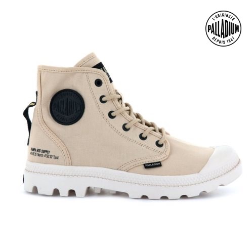 Dámské Boty Palladium Pampa Hi Htg Supply Béžový | CZ HBX-58F